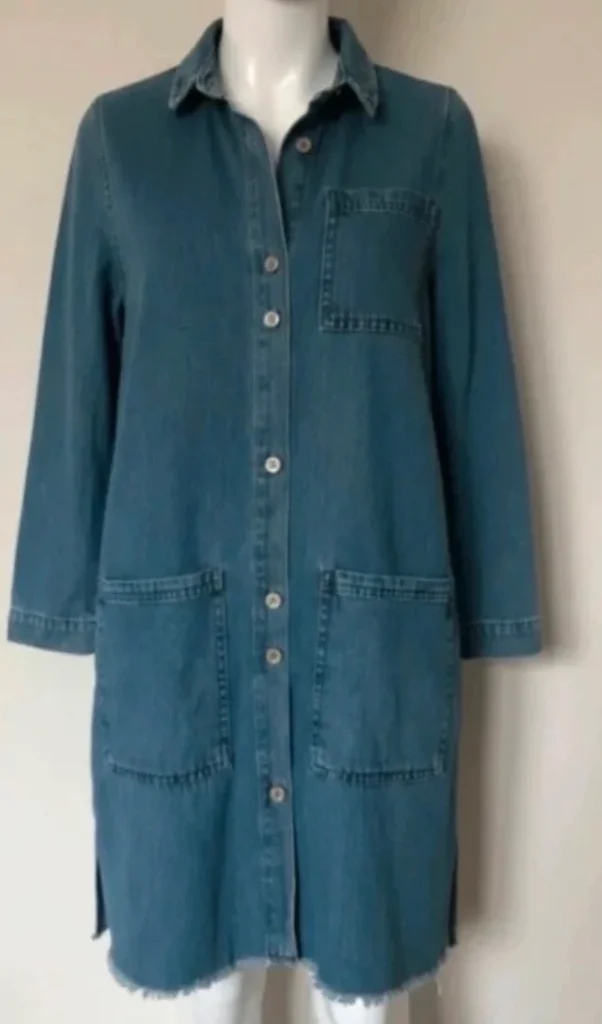 🔥-20%🔥 Sur chemise /Robe en jean Mango Taille S – Style casual tendance